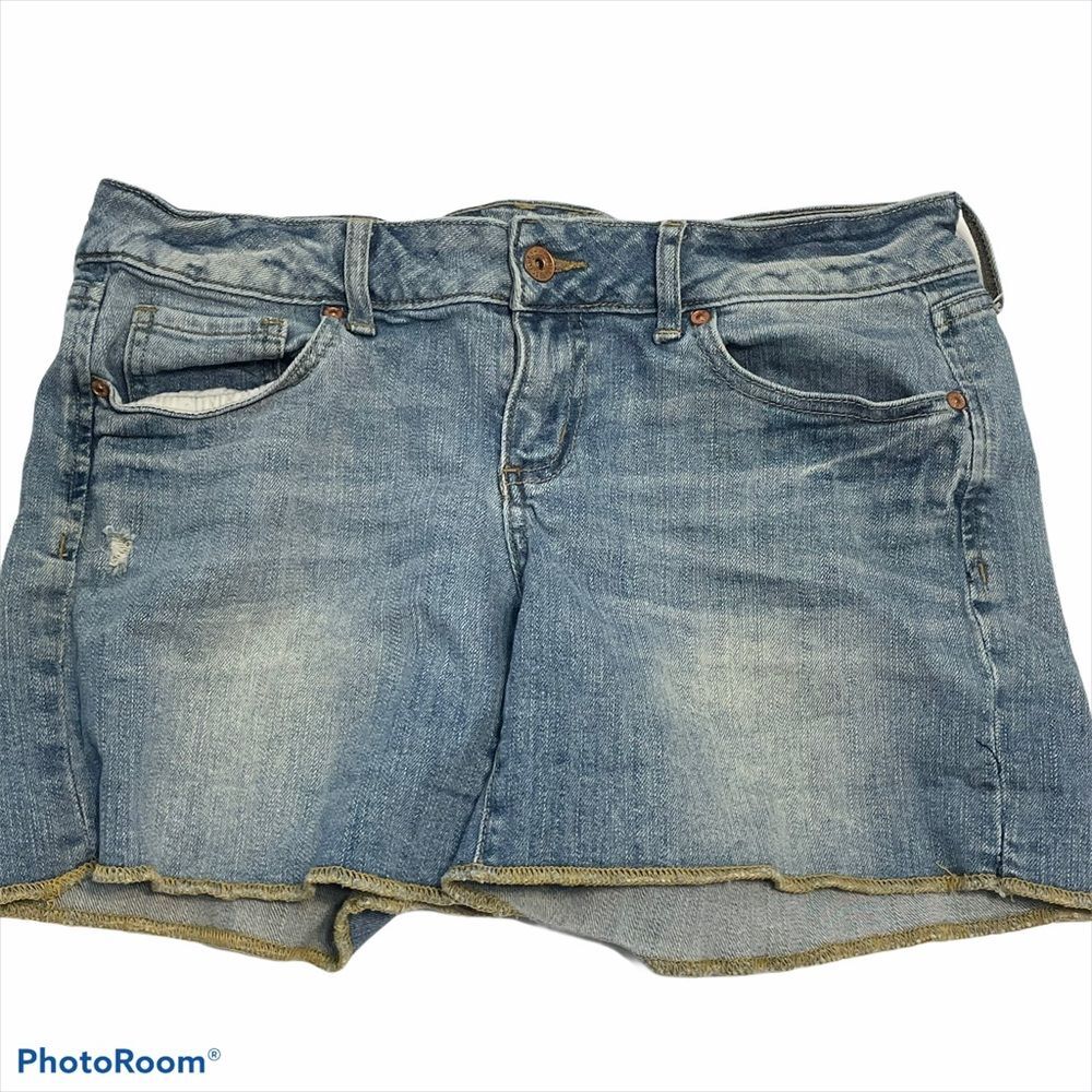 Charlotte Russe Womens Sz 8 Jean Shorts Denim Cut